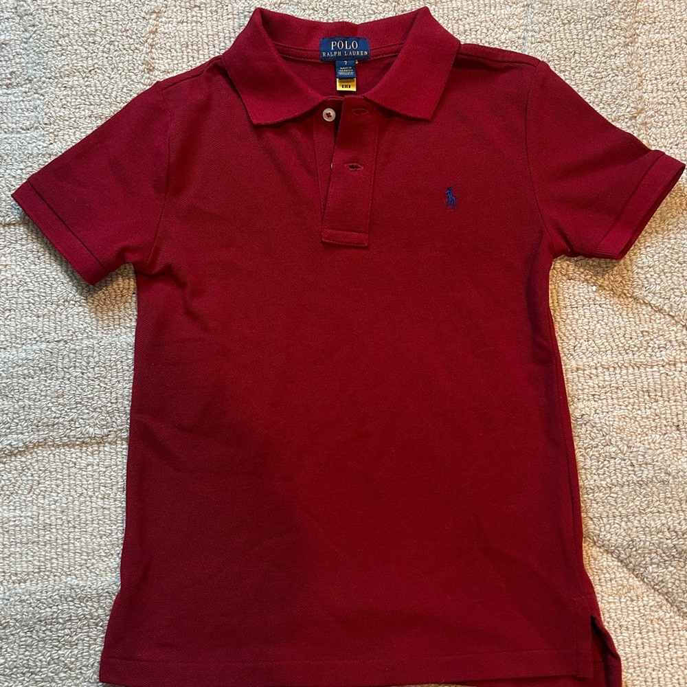 Ralph Lauren Burgundy Polo Shirt